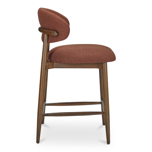 Ellie - Counter Stool - Rust - Premium Counter Height (24"-27") from Moe's Home Collection - Just $1497.50! Shop now at brett interiors