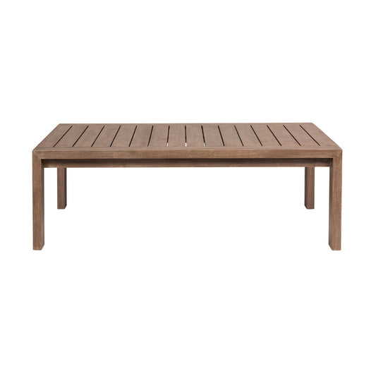 Relic - Outdoor Patio Coffee Table - Weathered Eucalyptus - Premium Coffee Tables from Armen Living - Just $945! Shop now at brett interiors