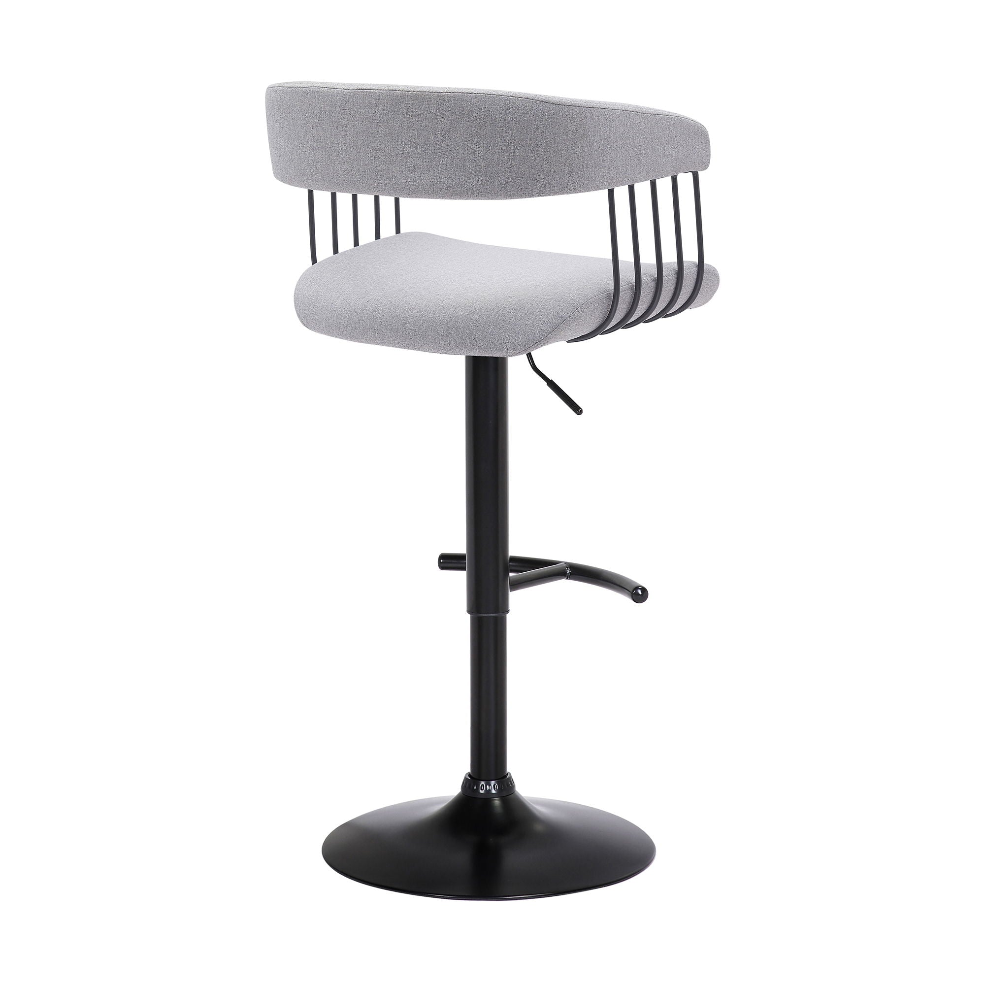 Calista - Adjustable Bar Stool - Premium Adjustable Height from Armen Living - Just $215! Shop now at brett interiors