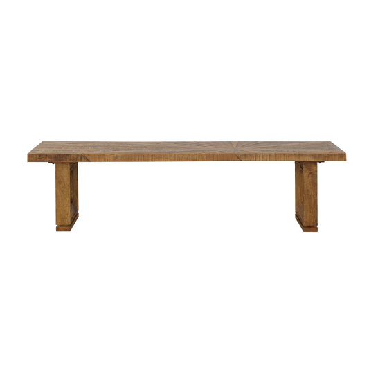 Sunburst - Dining Bench - Rayz Natural Brown - Premium Dining Benches from Coast2Coast Home - Just $1897.50! Shop now at brett interiors