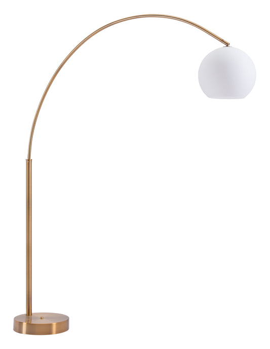 Griffith - Floor Lamp - Brass - Premium Floor Lamps from Zuo Modern - Just $1100! Shop now at brett interiors