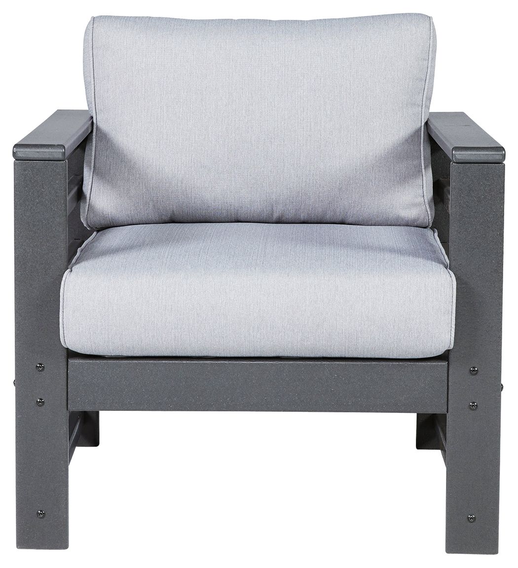 Amora - Charcoal Gray - Lounge Chair W/Cushion (Set of 2) - Premium Chair Sets from Ashley Furniture - Just $1113.75! Shop now at brett interiors