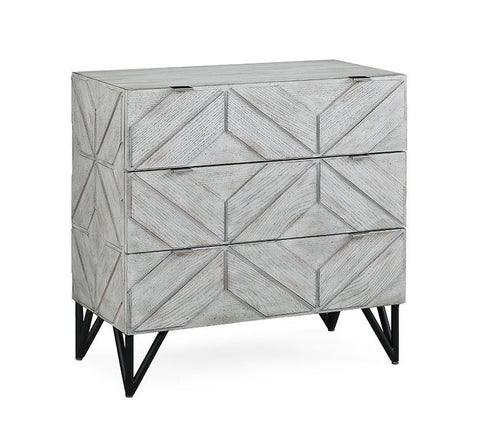 Kimmie - Three Drawer Chest - Braxton White - Premium Accent Chests from Coast2Coast Home - Just $2475! Shop now at brett interiors