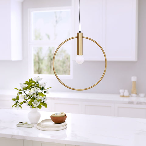 Irenza - Ceiling Lamp - Brass - Premium Ceiling Lamps from Zuo Modern - Just $300! Shop now at brett interiors