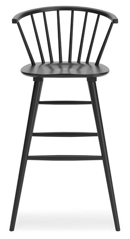 Otaska - Black - Tall Barstool (Set of 2) - Premium Stool Sets from Signature Design by Ashley® - Just $427.35! Shop now at brett interiors