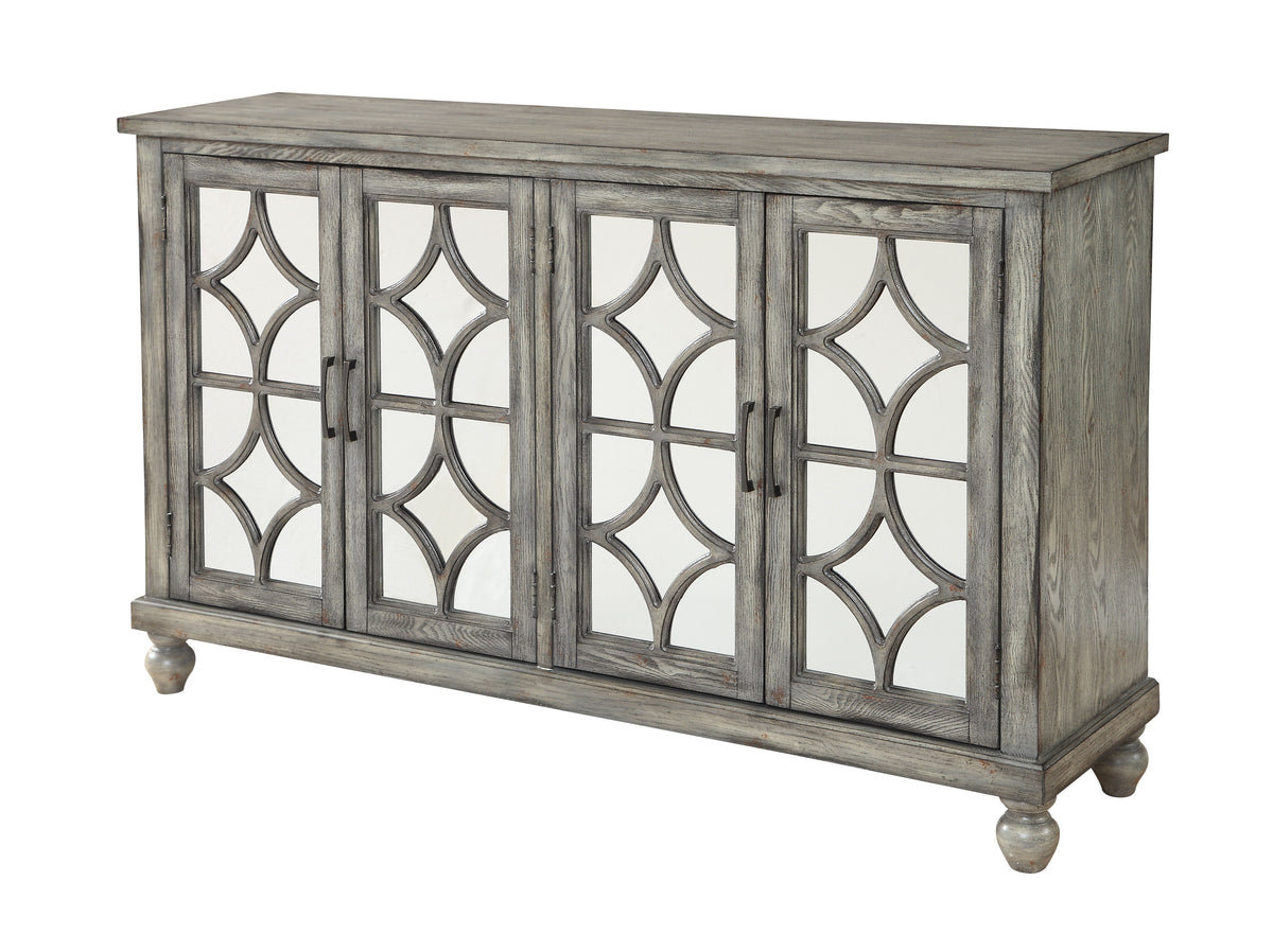 Daria - Four Door Credenza - Catskill Gray - Premium Credenzas from Coast2Coast Home - Just $3300! Shop now at brett interiors