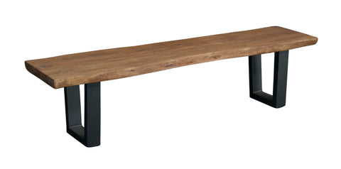 Sequoia - Dining Bench (2 Cartons) - Light Brown Acacia - Premium Dining Benches from Coast2Coast Home - Just $2887.50! Shop now at brett interiors