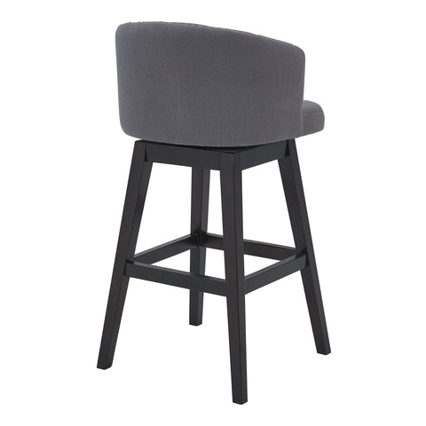 Celine - Swivel Wood Bar Stool - Premium Counter Height (24"-27") from Armen Living - Just $510! Shop now at brett interiors