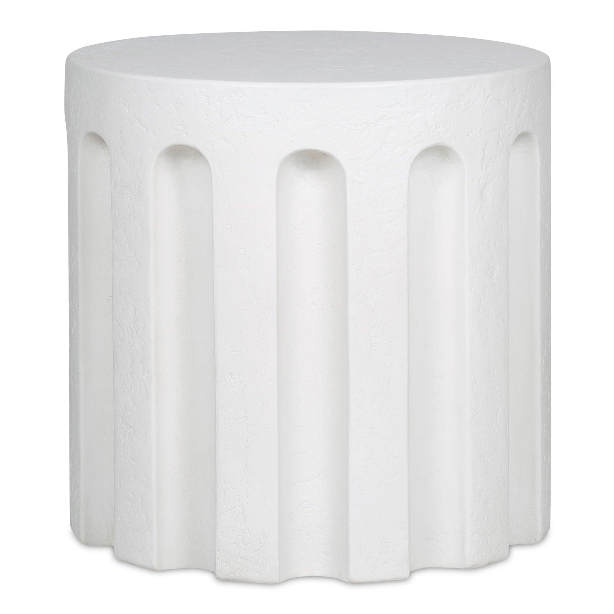 Eris - Outdoor Accent Table - White - Premium Side Tables from Moe's Home Collection - Just $1222.50! Shop now at brett interiors