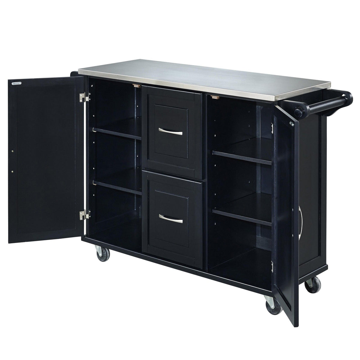 Blanche - Kitchen Cart - Steel Top - Premium Islands & Carts from Homestyles - Just $1299.98! Shop now at brett interiors