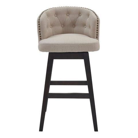 Celine - Swivel Wood Bar Stool - Premium Counter Height (24"-27") from Armen Living - Just $510! Shop now at brett interiors