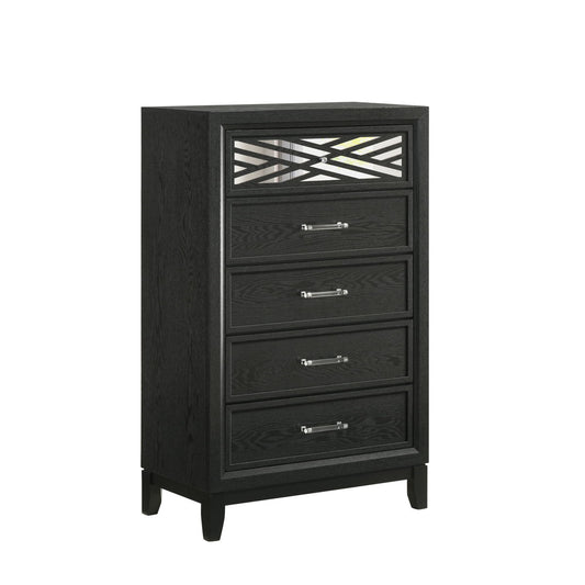 Obsidian - Chest - Black - Premium Accent Chests from New Classic - Just $450! Shop now at brett interiors