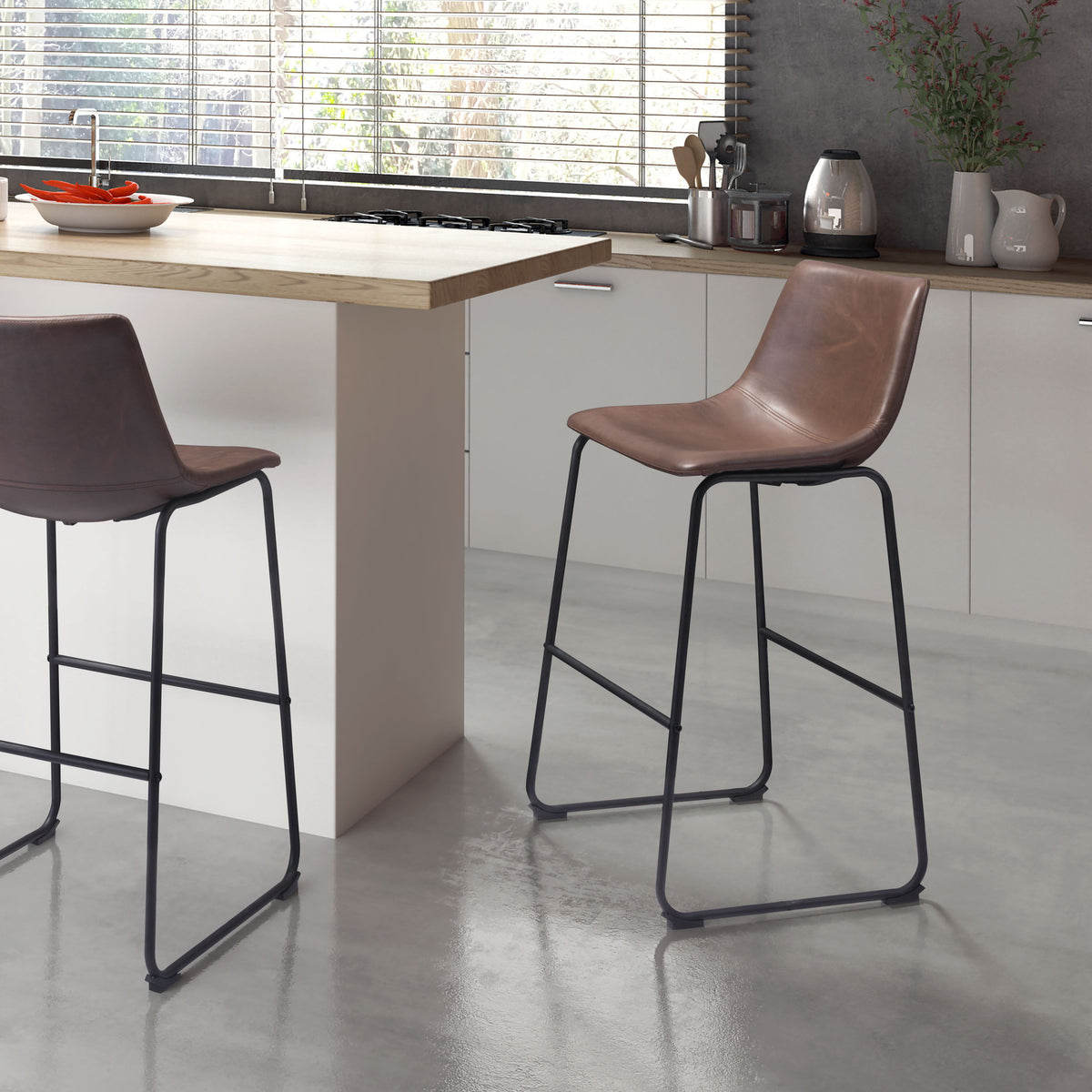 Smart - Bar Chair (Set of 2) - Premium Chair Sets from Zuo Modern - Just $900! Shop now at brett interiors