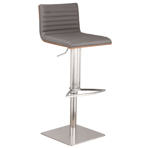 Café - Adjustable Swivel Bar Stool - Premium Adjustable Height from Armen Living - Just $392.50! Shop now at brett interiors