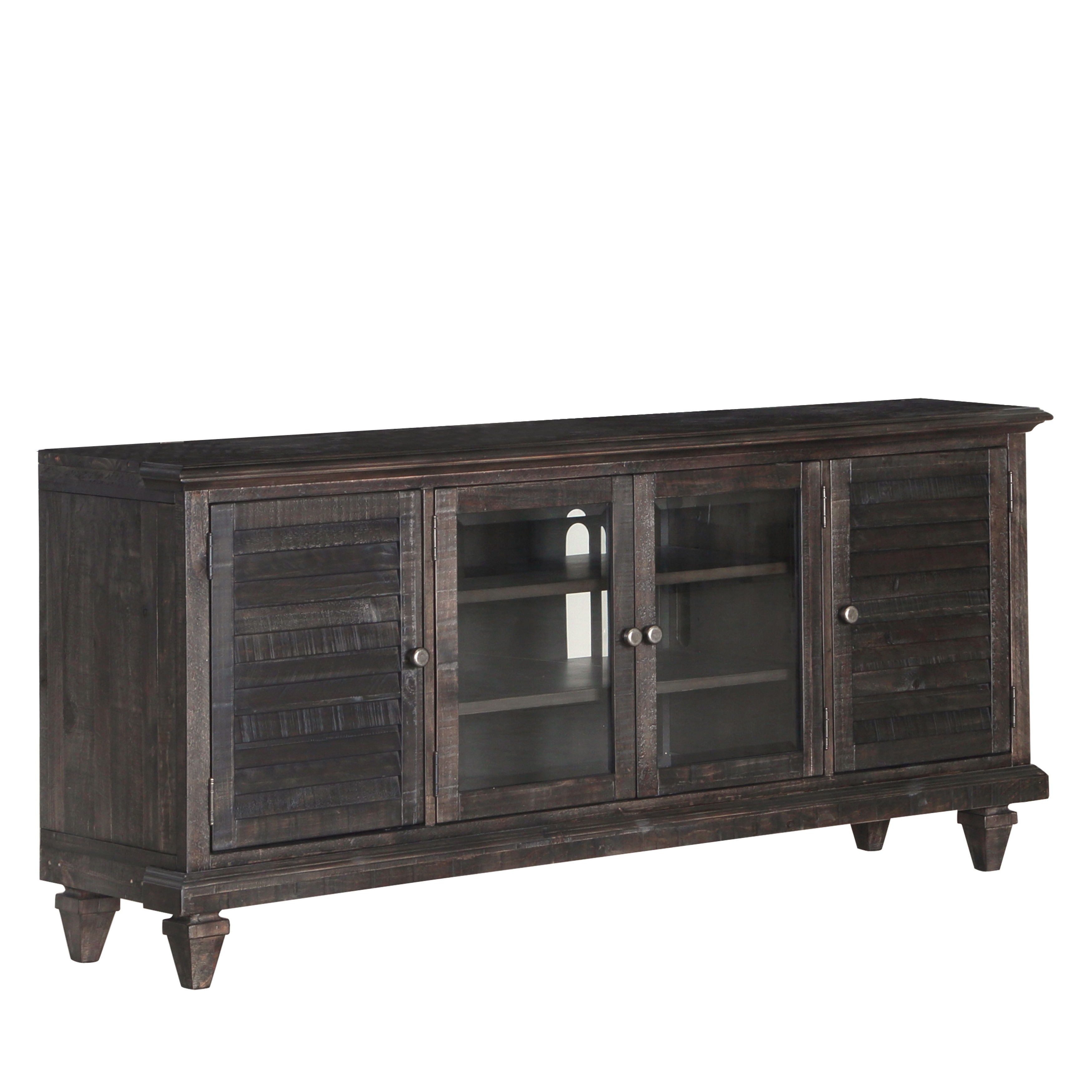 Calistoga - Entertainment Console - Weathered Charcoal - Premium TV Stands from Magnussen Furniture - Just $1479! Shop now at brett interiors