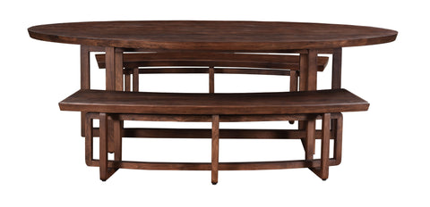 Arcadia - Dining Bench (2 Cartons) - Vinegar Brown - Premium Dining Benches from Coast2Coast Home - Just $2887.50! Shop now at brett interiors