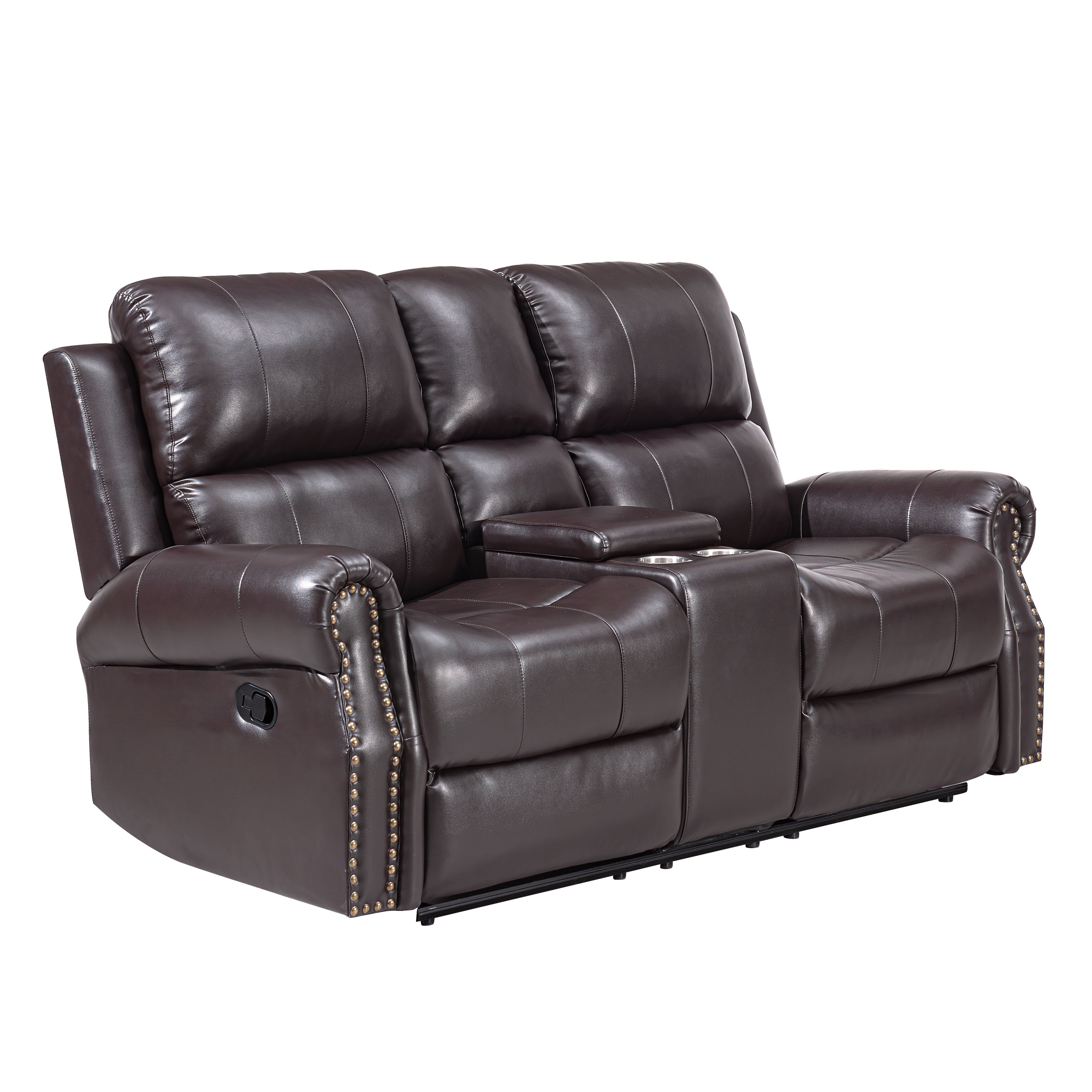 Sierra - Reclining Console Loveseat - Premium Reclining Loveseats from New Classic - Just $997.50! Shop now at brett interiors