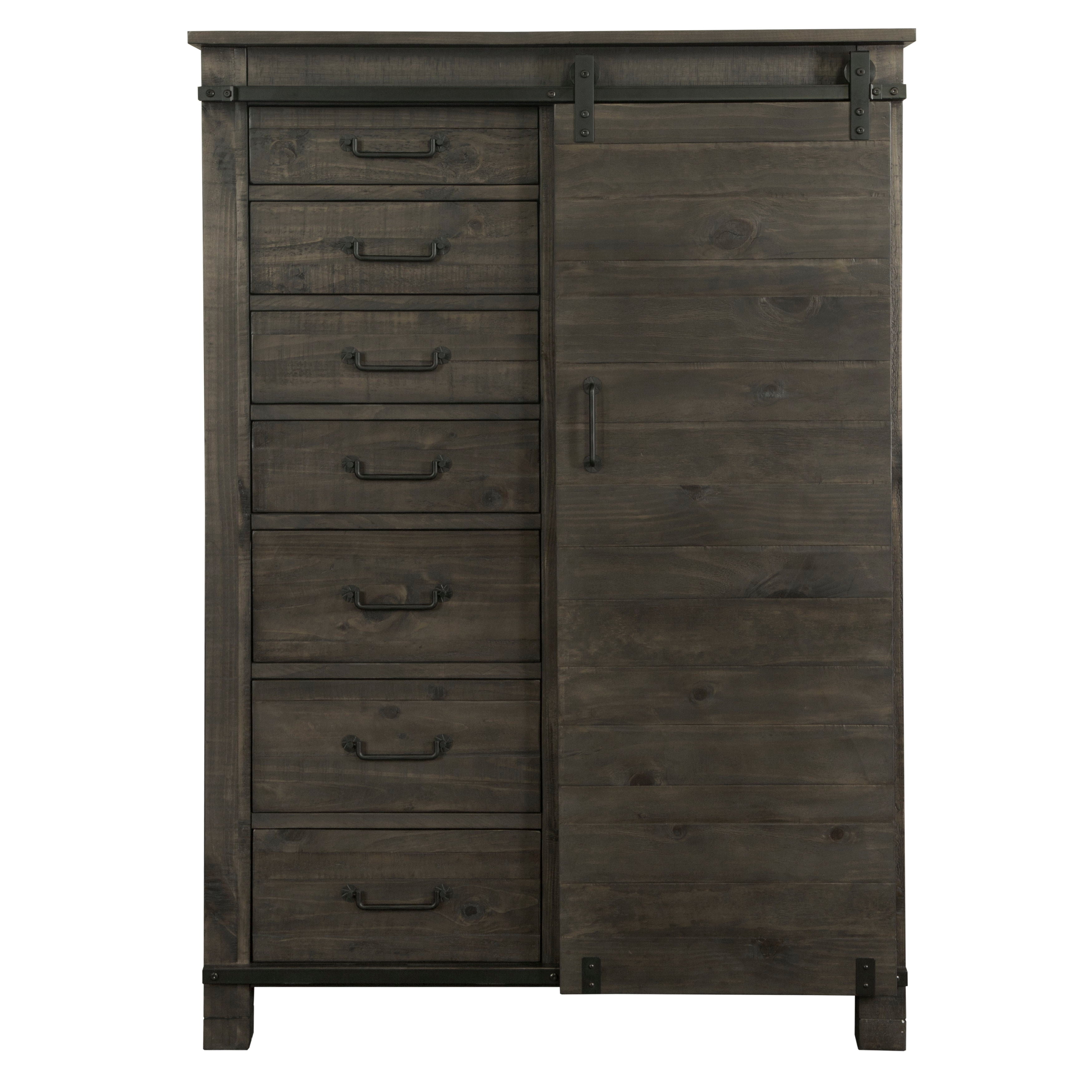 Abington - Door Chest - Weathered Charcoal - Premium Door Chests from Magnussen Furniture - Just $2249! Shop now at brett interiors