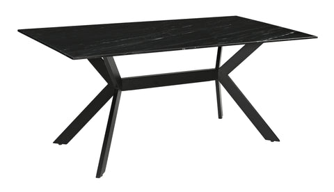 Palermo - Dining Table (2 Cartons) - Black - Premium Dining Tables from Coast2Coast Home - Just $3300! Shop now at brett interiors