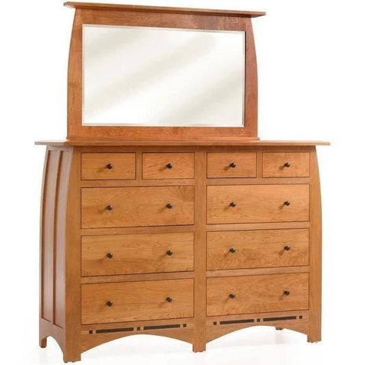 10 Drawer Dresser Hand Made Amish W/O Mirror - Premium  from Millcraft - Just $1499.75! Shop now at brett interiors