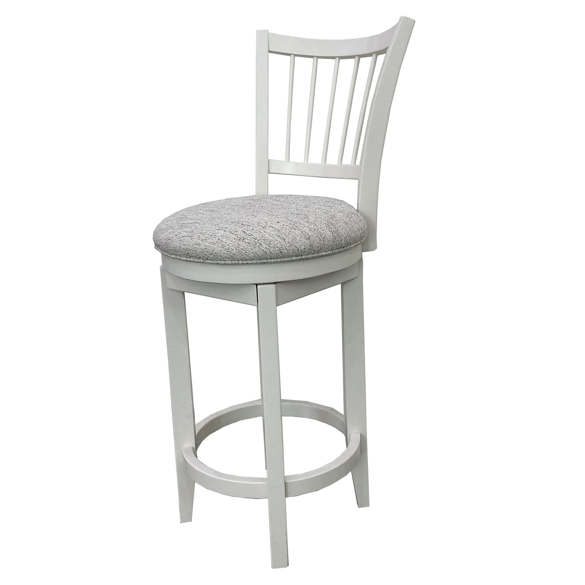 Americana Modern Dining - Spindle Back Swivel Barstool - Cotton - Premium Bar Height (28"-30") from Parker House - Just $275! Shop now at brett interiors