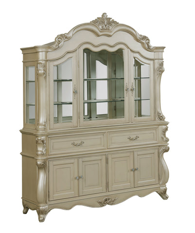 Monique - China Hutch - Champagne - Premium Hutches from New Classic - Just $1625! Shop now at brett interiors