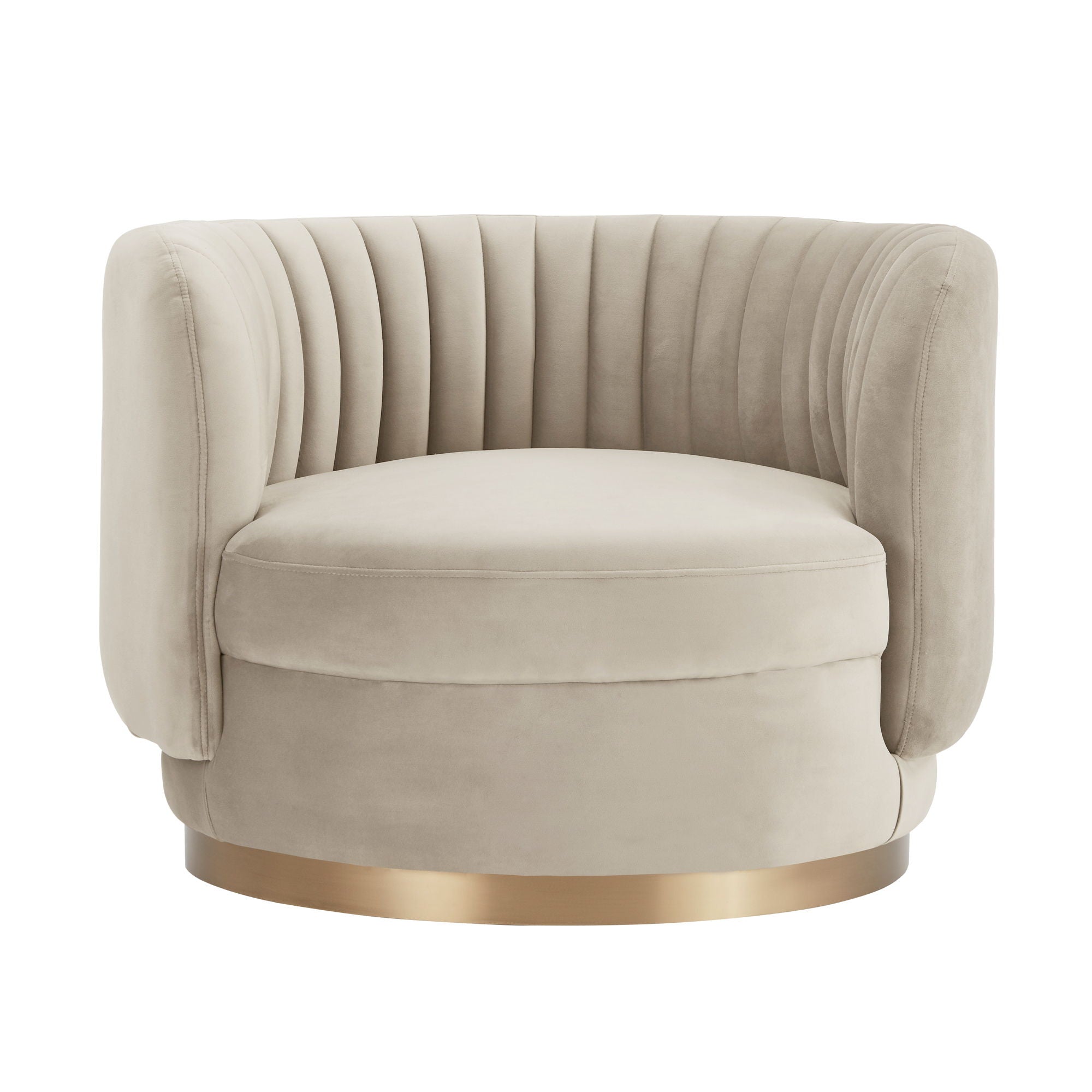 Davy - Velvet Swivel Accent Chair - Premium Swivel Chairs from Armen Living - Just $802.50! Shop now at brett interiors