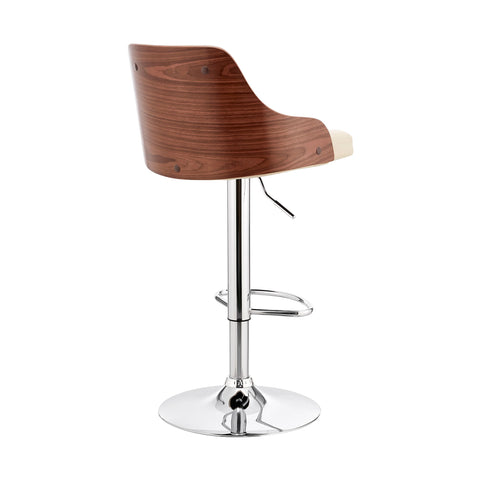 Asher - Adjustable Bar Stool - Premium Adjustable Height from Armen Living - Just $200! Shop now at brett interiors