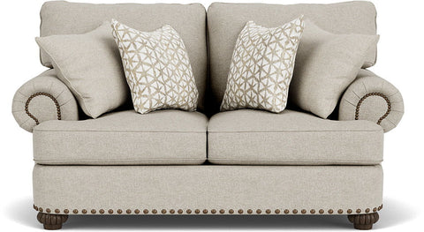 Patterson - Loveseat - Nailhead Trim - Premium Stationary Loveseats from Flexsteel - Just $3000! Shop now at brett interiors