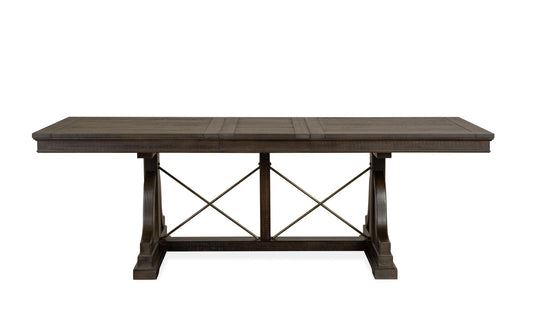 Westley Falls - Trestle Dining Table - Graphite - Premium Dining Tables from Magnussen Furniture - Just $1418! Shop now at brett interiors