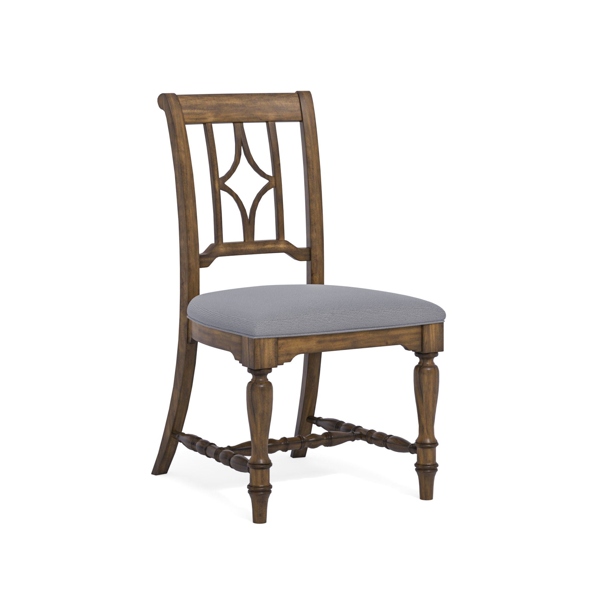 Plymouth - Uph Dining Chair - Medium Brown Finish - Premium Dining Chairs from Flexsteel - Just $300! Shop now at brett interiors