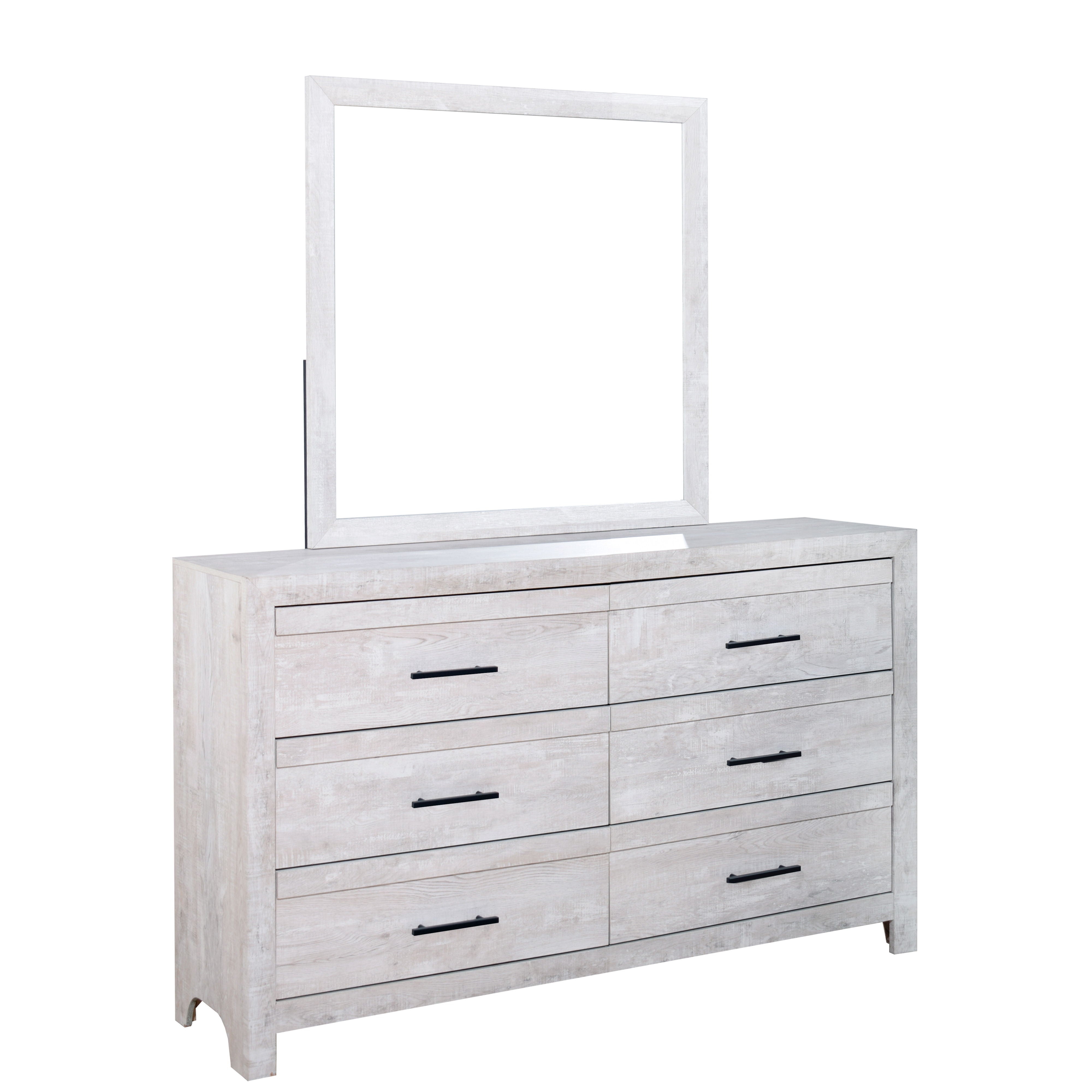 Biscayne - Dresser & Mirror - Gray - Premium Dresser & Mirror from New Classic - Just $625! Shop now at brett interiors