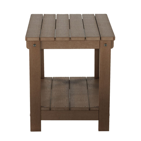 Key West - Weather Resistant Outdoor Indoor Plastic Wood End Table - Premium End Tables from Gather Craft - Just $123! Shop now at brett interiors