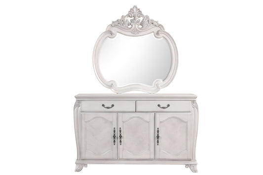 Cambria Hills - Buffet Mirror - Mist Gray - Premium Dining Room Mirrors from New Classic - Just $325! Shop now at brett interiors