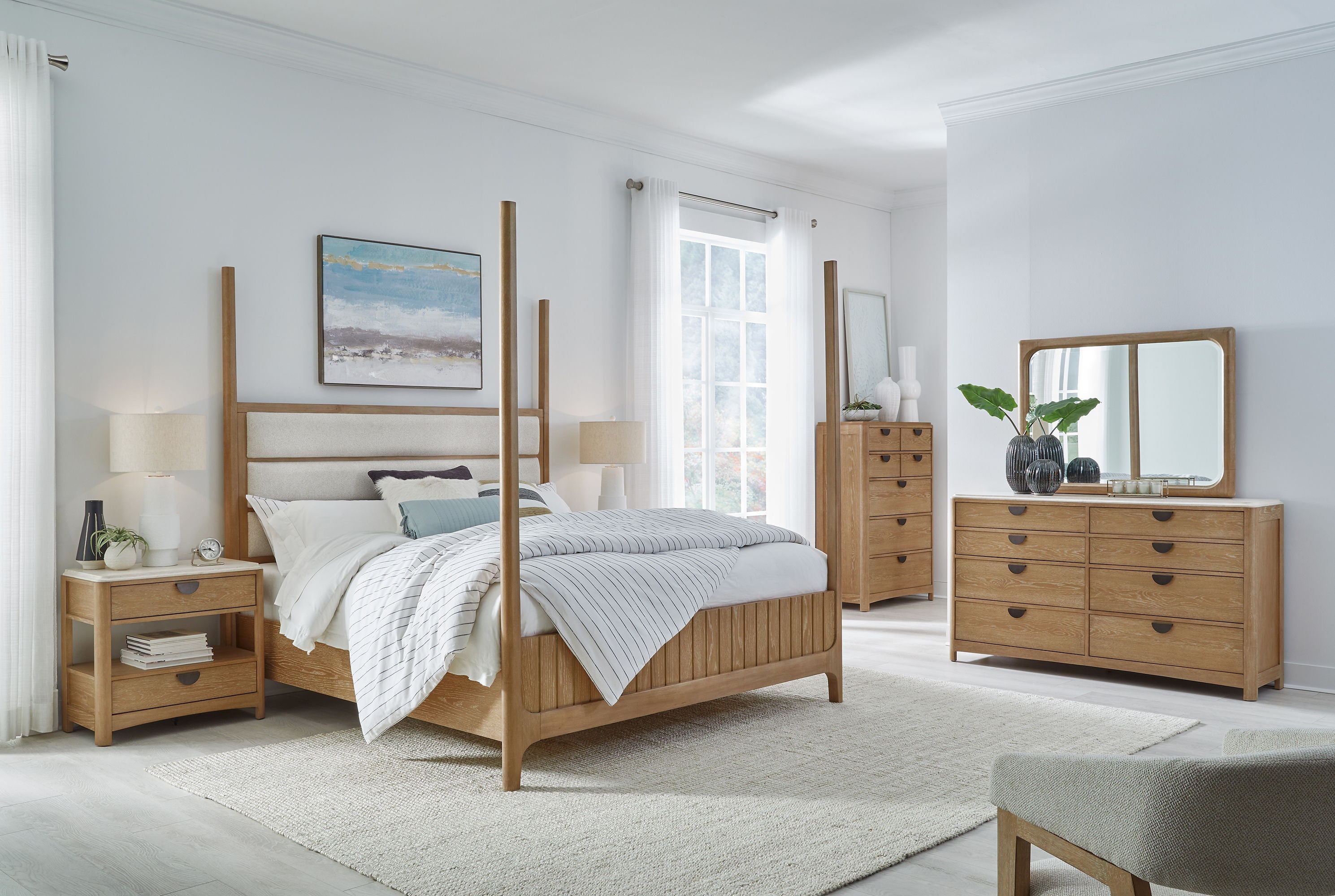 Escape - Bedroom 8 Drawer Dresser - Glazed Natural Oak - Premium Dressers from Parker House - Just $1372.50! Shop now at brett interiors