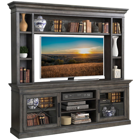 Sundance - Console with Hutch - Premium Entertainment Centers from Parker House - Just $2297.50! Shop now at brett interiors