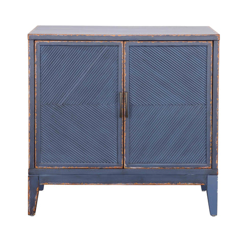 Levy - Two Door Cabinet - Blue - Premium Accent Cabinets from Coast2Coast Home - Just $2227.50! Shop now at brett interiors