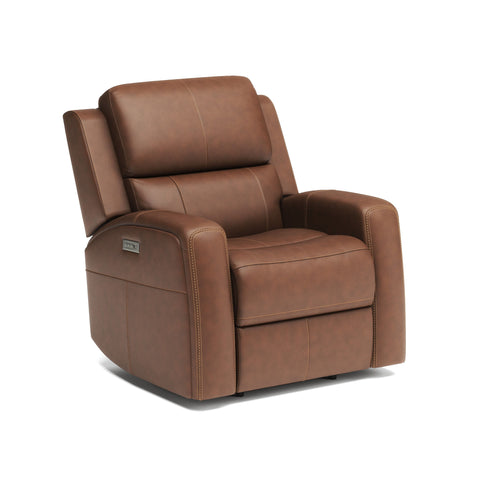 Linden - Power Recliner with Power Headrest & Lumbar - Premium Reclining Chairs from Flexsteel - Just $2187.50! Shop now at brett interiors