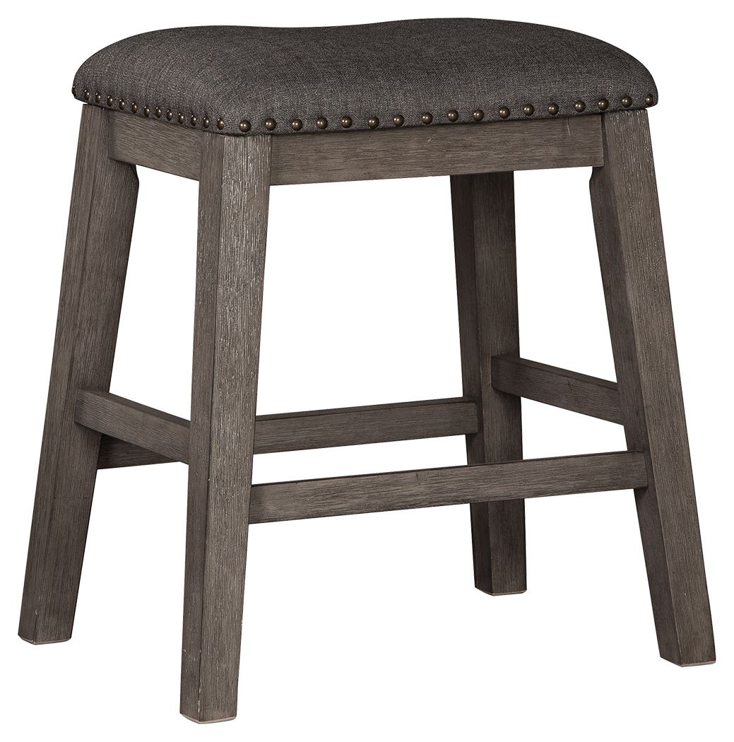 Caitbrook - Gray - Upholstered Stool (Set of 2) - Premium Stool Sets from Signature Design by Ashley® - Just $179.05! Shop now at brett interiors