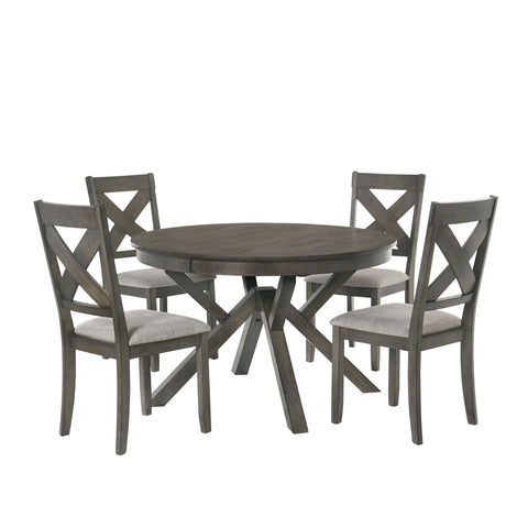 Gulliver - Round Table - Rustic Brown - Premium Dining Tables from New Classic - Just $447.50! Shop now at brett interiors