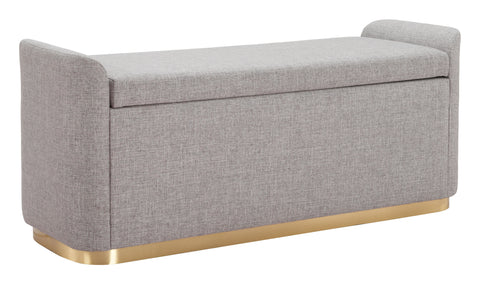 Dobo - Storage Bench - Gray - Premium Storage Benches from Zuo Modern - Just $1600! Shop now at brett interiors