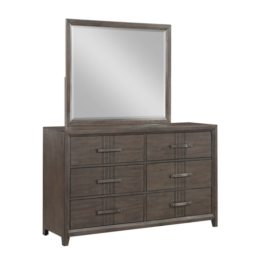 Landon - Dresser - Walnut - Premium Dressers from New Classic - Just $775! Shop now at brett interiors