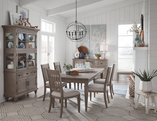 Lancaster - Dining Side Chair With Upholstered Seat (Set of 2) - Dovetail Grey - Premium Chair Sets from Magnussen Furniture - Just $485! Shop now at brett interiors