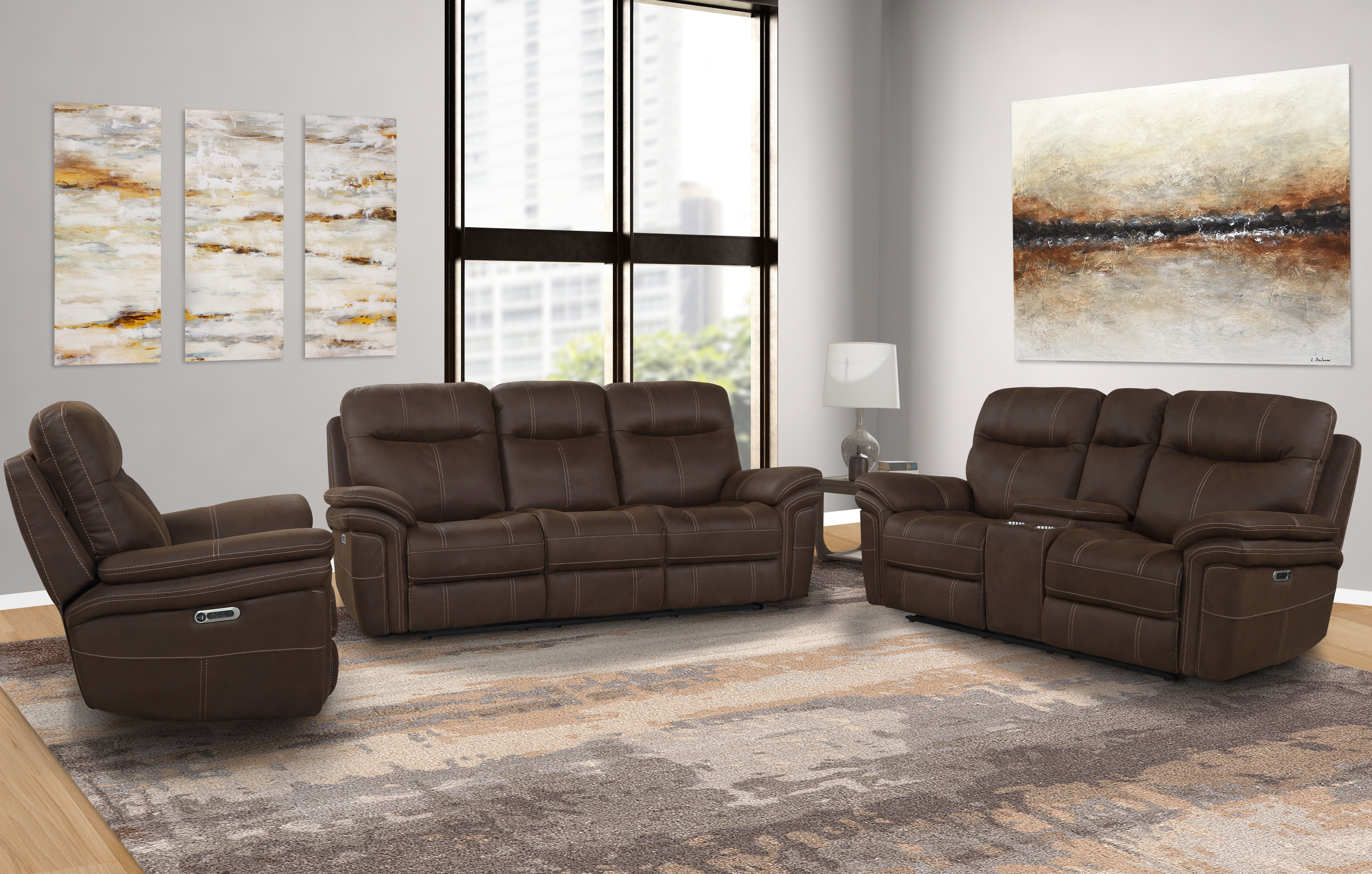 Mason - Power Reclining Sofa Loveseat And Recliner - Dark Kahlua - Premium 3 Piece Living Room Sets from Parker Living - Just $3867.50! Shop now at brett interiors