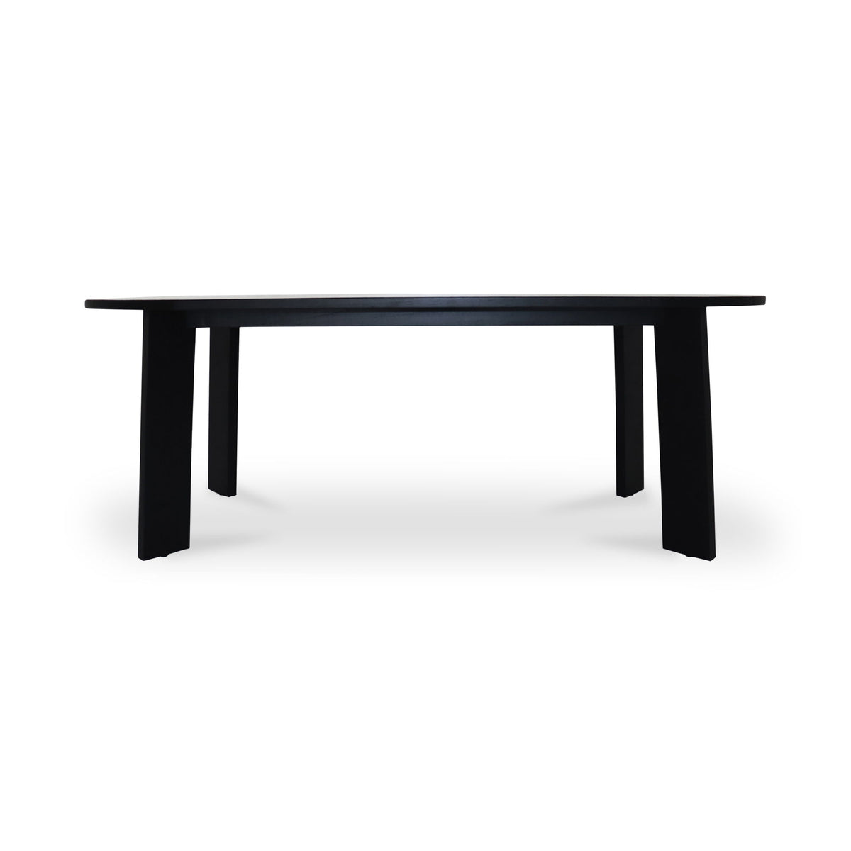 Delta - Oval Outdoor Dining Table - Black - Premium Dining Tables from Moe's Home Collection - Just $5622.50! Shop now at brett interiors