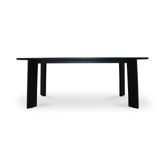 Delta - Oval Outdoor Dining Table - Black - Premium Dining Tables from Moe's Home Collection - Just $5622.50! Shop now at brett interiors