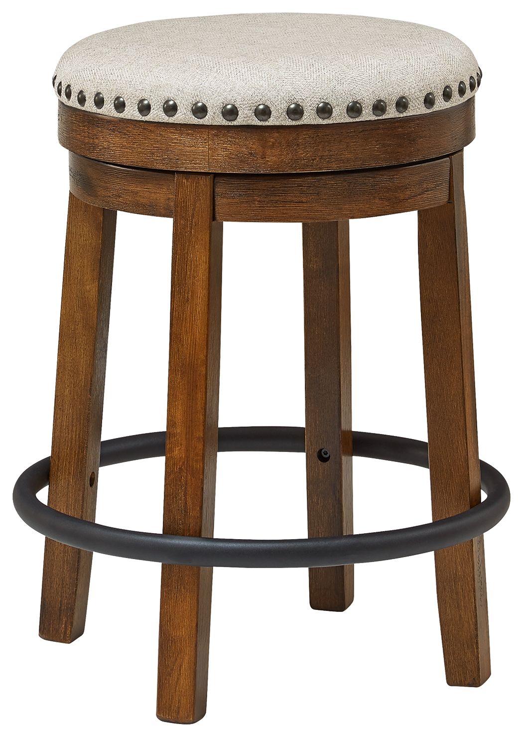 Valebeck - Upholstered Swivel Stool - Premium Counter Height (24"-27") from Signature Design by Ashley® - Just $179.03! Shop now at brett interiors