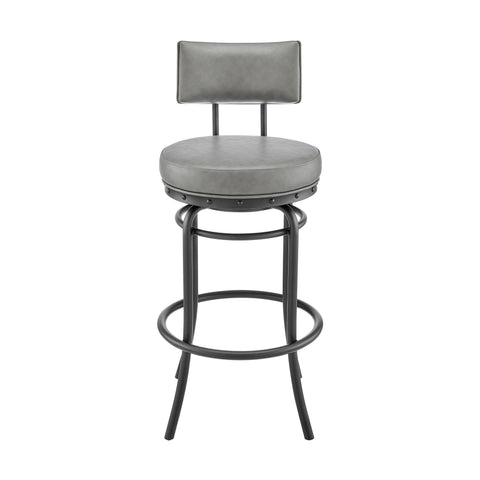 Leslie - Swivel Stool - Premium Counter Height (24"-27") from Armen Living - Just $382.50! Shop now at brett interiors