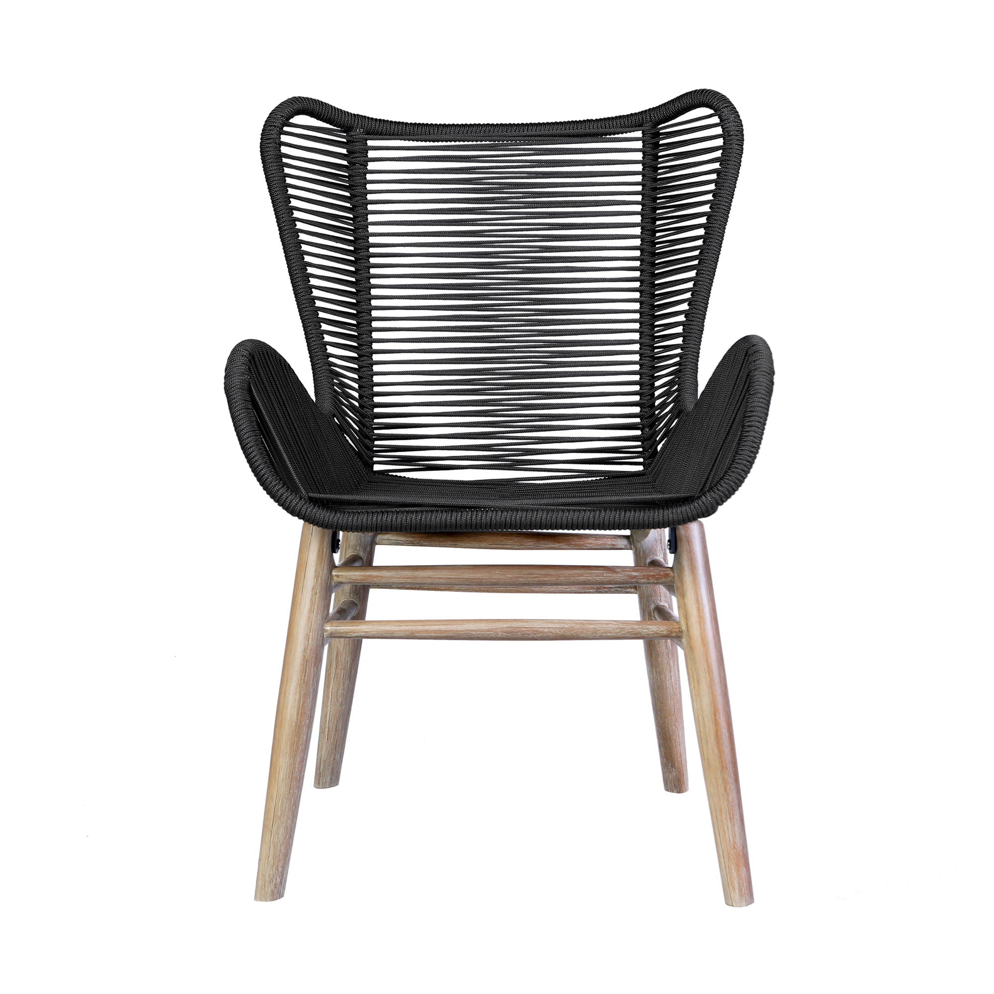 Mateo - Outdoor Patio Dining Chair - Premium Dining Chairs from Armen Living - Just $690! Shop now at brett interiors