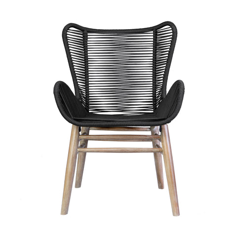 Mateo - Outdoor Patio Dining Chair - Premium Dining Chairs from Armen Living - Just $690! Shop now at brett interiors